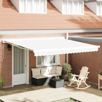 Gossi material pentru marciza pentru cadru de 4x3.5 m alb