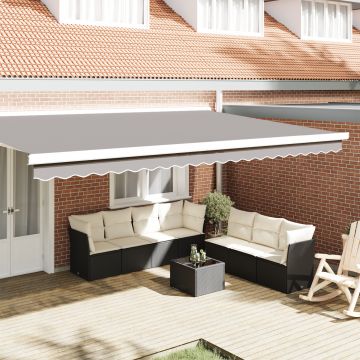 Gossi valant de umbre pentru cadru de 5 m gri deschis 4.8x0.2 m