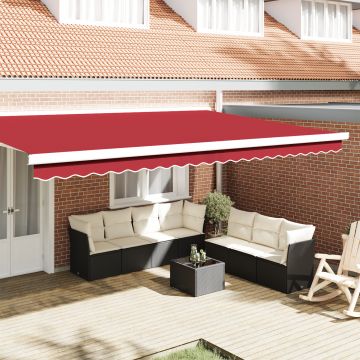 Gossi valanta de marchiza pentru cadru de 5 m rosie 4.8x0.2 m