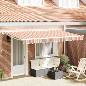 Gossi viaxl material de inlocuire pentru marchiza 4x2 m cu dungi multicolore