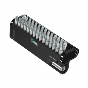 Set de biti cu suport Bit-Check 30 Wood 2 Wera 05057432001, 30 piese
