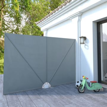 Gossi copertina laterala pliabila de terasa, gri, 300x200 cm