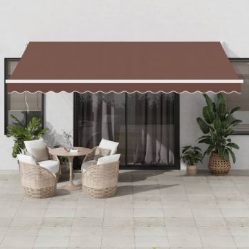 Gossi copertina retractabila manual, maro, 450x300 cm