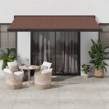 Gossi copertina retractabila manual, maro, 450x300 cm