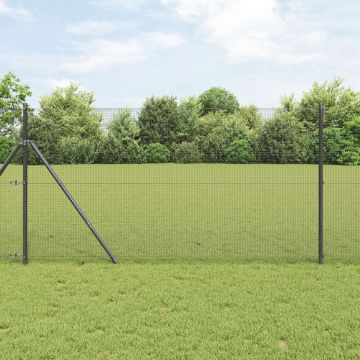 Gossi gard din sarma sudata gri 1.2x25 m otel