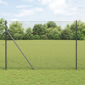 Gossi gard din sarma sudata gri 1.5 x 50 m fier