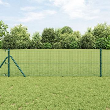 Gossi gard din sarma sudata verde 0,6x10 m otel
