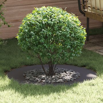 Gossi ghiveci din plastic negru plastic mare insertii decorative