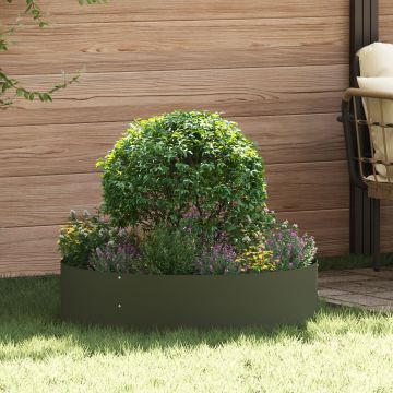 Gossi ghiveci verde oliv verde oliv metal mare insertii decorative