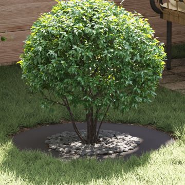 Gossi ring din metal pentru ghiveci negru metal 70 cm diametru