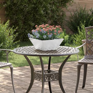 Gossi set de ghivece metalice otel galvanizat 35 x 35 x 15 cm