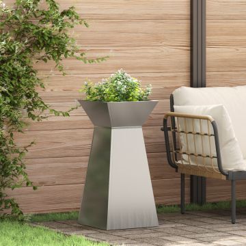 Gossi suport pentru ghiveci otel galvanizat 35 x 35 x 73 cm