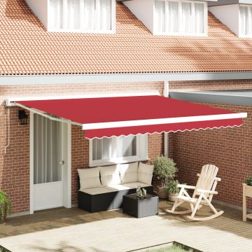 Gossi tesatura de inlocuire pentru marchiza pentru cadru de 4x3.5 m rosu