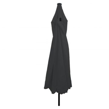 Paravan de gradina Gossi cu lumini led ø395x245 cm, antracit