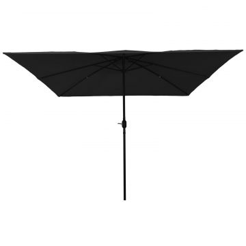 Umbra quadratica pentru gradina Gossi 295x245 cm negru