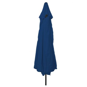 Umbrela de gradina Gossi ø395x245 cm albastru azur