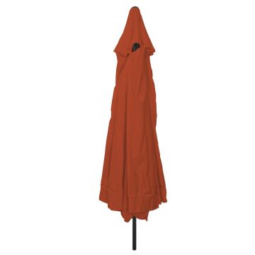 Umbrela de gradina Gossi ø395x245 cm terracotta