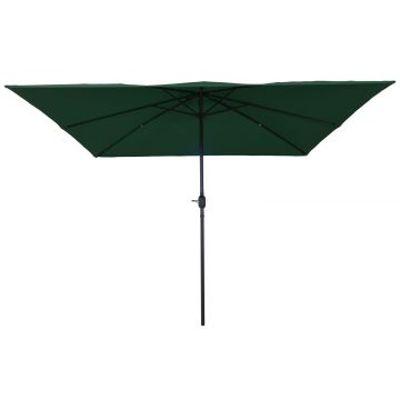 Umbrela de gradina Gossi patrata 295x245 cm, verde