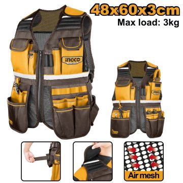 Vesta pentru Scule 17 Buzunare INGCO HTVT09028