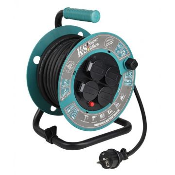 Prelungitor Rola 15m Cablu - KS-CR-15M