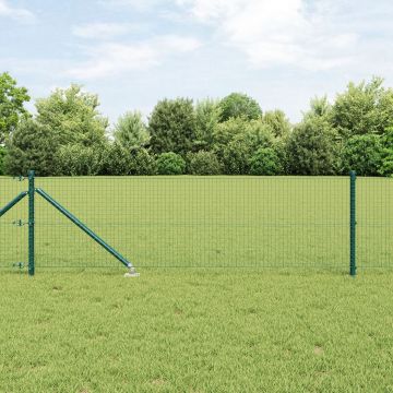 Gossi gard de sarma sudata cu 13 tepe verzi 0.8x25 m din otel
