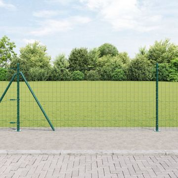 Gossi imprejmuirea euro set de 2 verde otel vopsit electrostatic