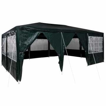 Gossi cort de petrecere cu 10 pereti laterali verzi 6x4 m pe