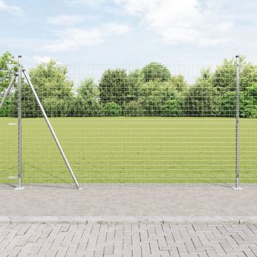 Gossi gard euro cu 7 posturi flansate 1.4x10 m otel galvanizat