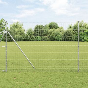 Gossi gard euro cu 7 stalpi 1.6x10 m otel galvanizat