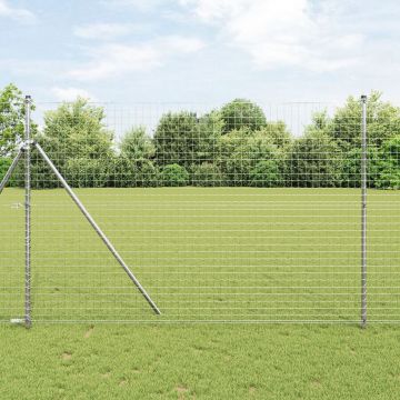 Gossi gard euro cu 7 stalpi 1.6x10 m otel galvanizat