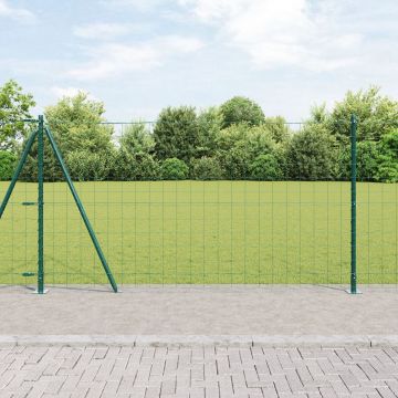Gossi gard euro set de 2 verde metal 10 x 1.2 m durabil gard euro