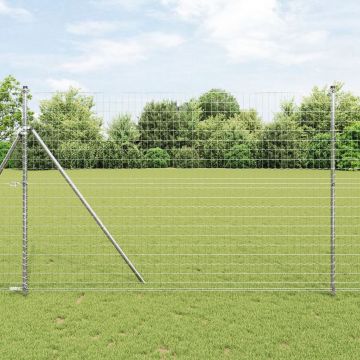 Gossi imprejmuirea euro cu 7 stalpi 1.6x10 m otel galvanizat