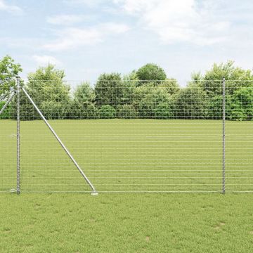 Gossi imprejmuirea euro cu 7 stalpi cu varfuri 1.6x10 m otel zincat
