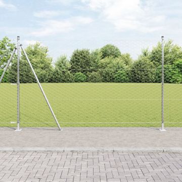 Gossi set de imprejmuire set de 2 otel galvanizat 25 x 1.5 m durabil