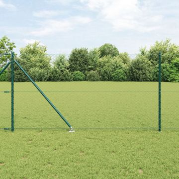 Gossi set de imprejmuire set de 2 verde intunecat metal