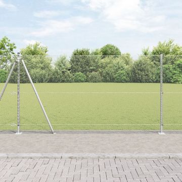 Gossi set de ingradire set de 2 otel zincat 25 x 1.2 m durabil
