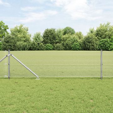 Gossi set de stalpi set de 2 otel galvanizat 25 x 0.5 m durable