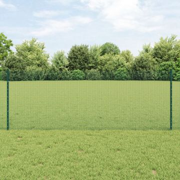 Gossi gard de sarma sudata cu 22 de stalpi u verde 0.8x50 m otel