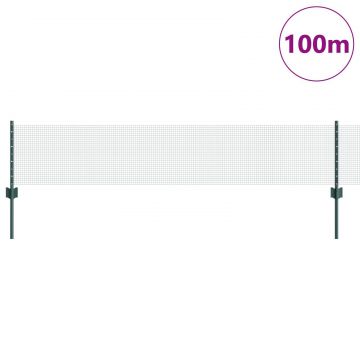 Gossi gard din plasa sudata cu 44 u posts verde 0.4x100 m otel