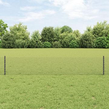 Gossi gard din sarma sudata cu 11 posturi u gri 0.4x25 m otel