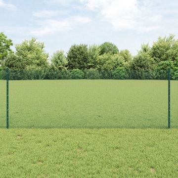 Gossi gard din sarma sudata cu 22 u posts verde 0,8x50 m otel