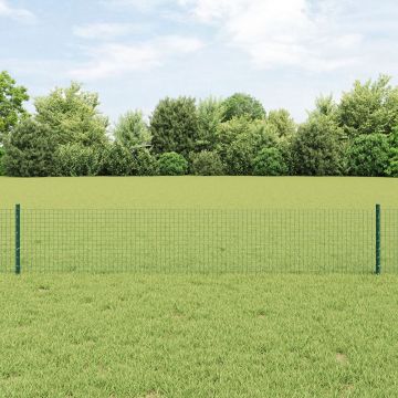 Gossi gard din sarma sudata cu 44 u posts verde 0.4x100 m otel