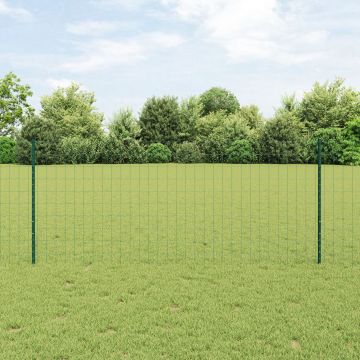 Gossi gard euro cu 5 stalpi u verde 1x10 m otel