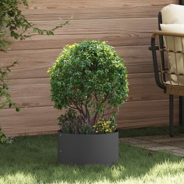 Gossi ghiveci metalic negru negru metal 30 x 30 x 20 cm