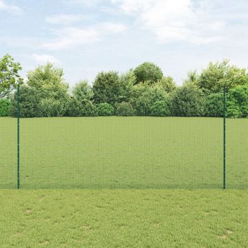 Gossi plasa sudata cu 5 u posturi verzi 1.5x10 m otel