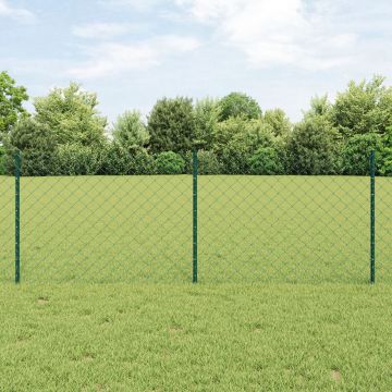 Gossi set de gard din linkuri in lant set de 2 verde otel galvanizat