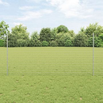 Gossi stalpi de gard 88 buc u-channel argintii 160 cm otel