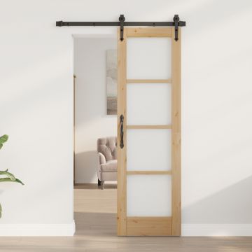 Gossi usa interioara cu sticla orkdal 61x198,5x4 cm lemn masiv de pin