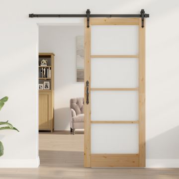 Gossi usa interioara cu sticla orkdal 83x202x4 cm lemn masiv de pin