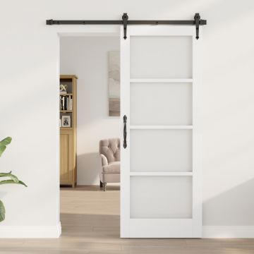 Gossi usa interioara cu sticla orkdal alb 78x202x4 cm